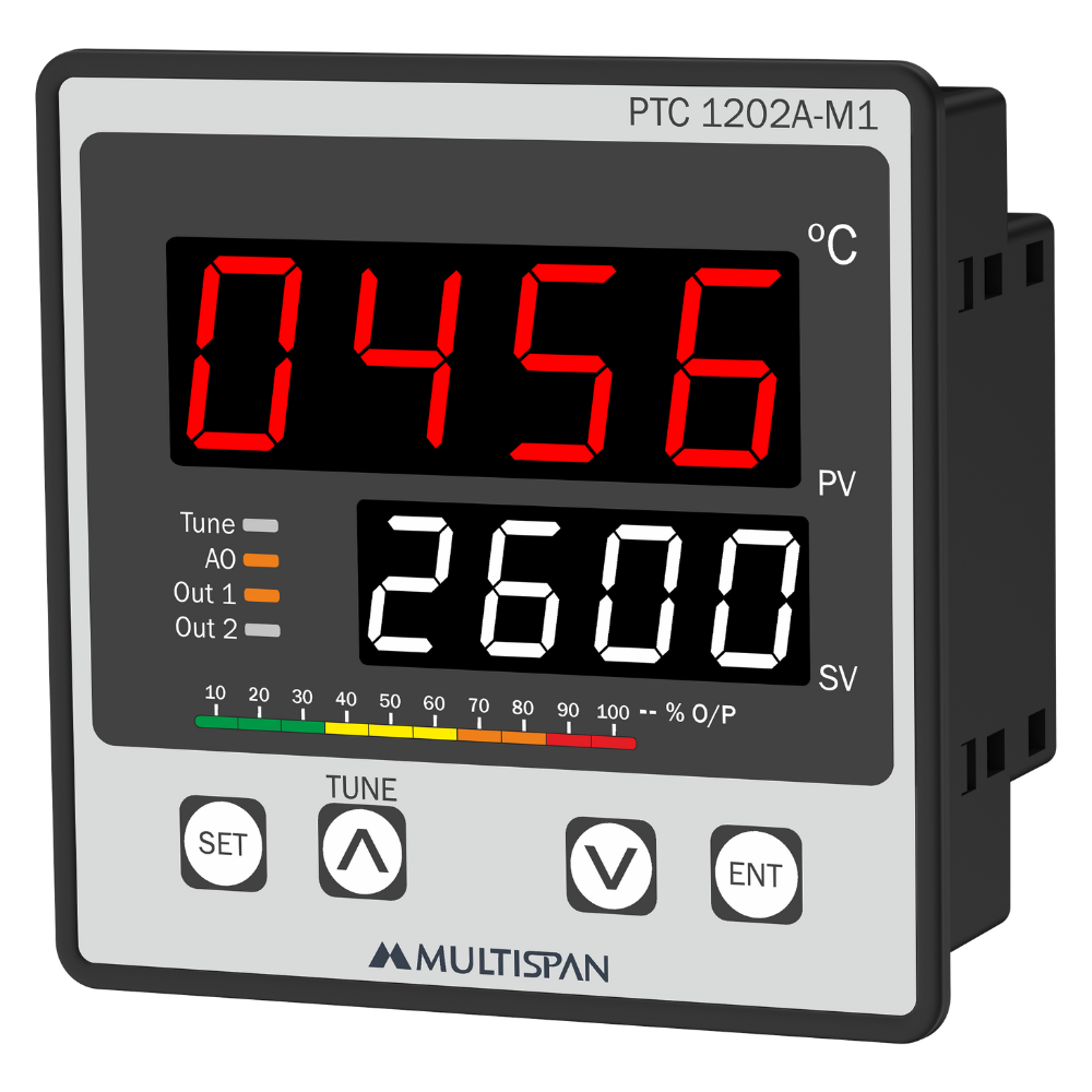 "Industrial temperature controller for precise temperature monitoring and control, available at Zee Tech Automation.